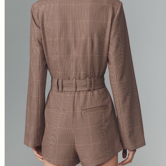 By Anthropologie Long Sleeve Blazer Playsuit NWT - Picture 3 of 3